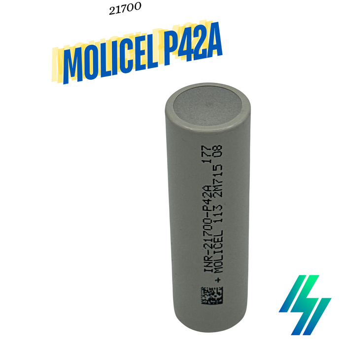 Molicel P42A | 21700 4200mAh 45A Battery — Rechargeable Power Energy